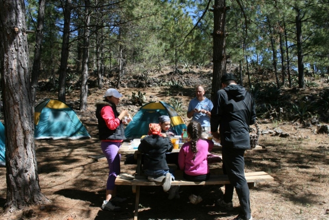Campamento con peques
